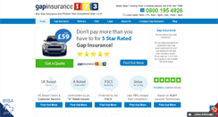 Desktop Screenshot of gapinsurance123.co.uk