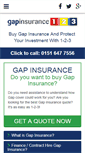 Mobile Screenshot of gapinsurance123.co.uk